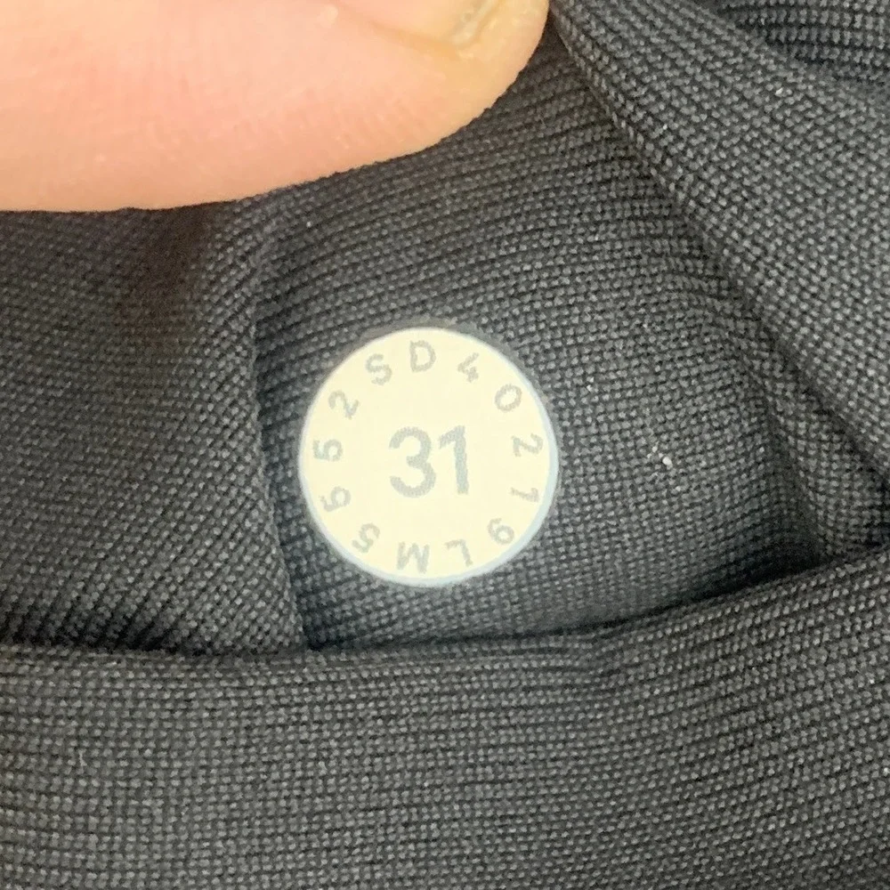 Lululemon ABC‎ Pant Slim Men 31 Black Warpstreme Performance Athleisure